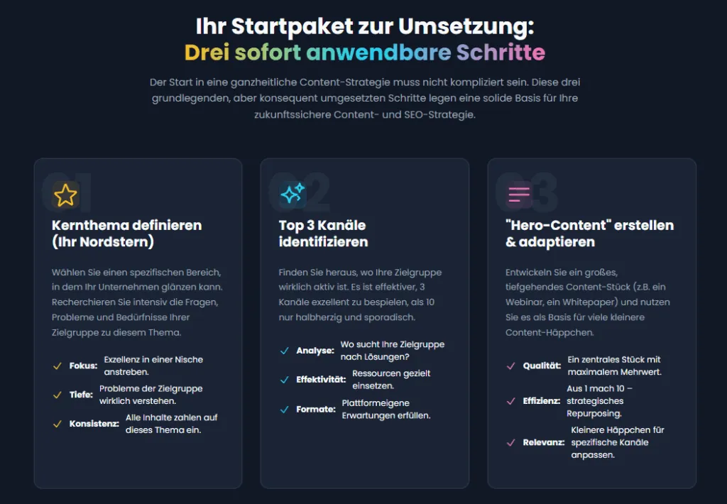 Grafik: Nachteile (eines reinen Keyword-Fokus)